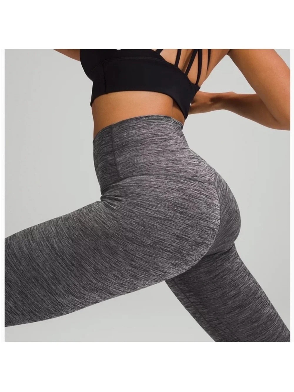 lululemon athletica Charcoal Heather High-Rise Leggings